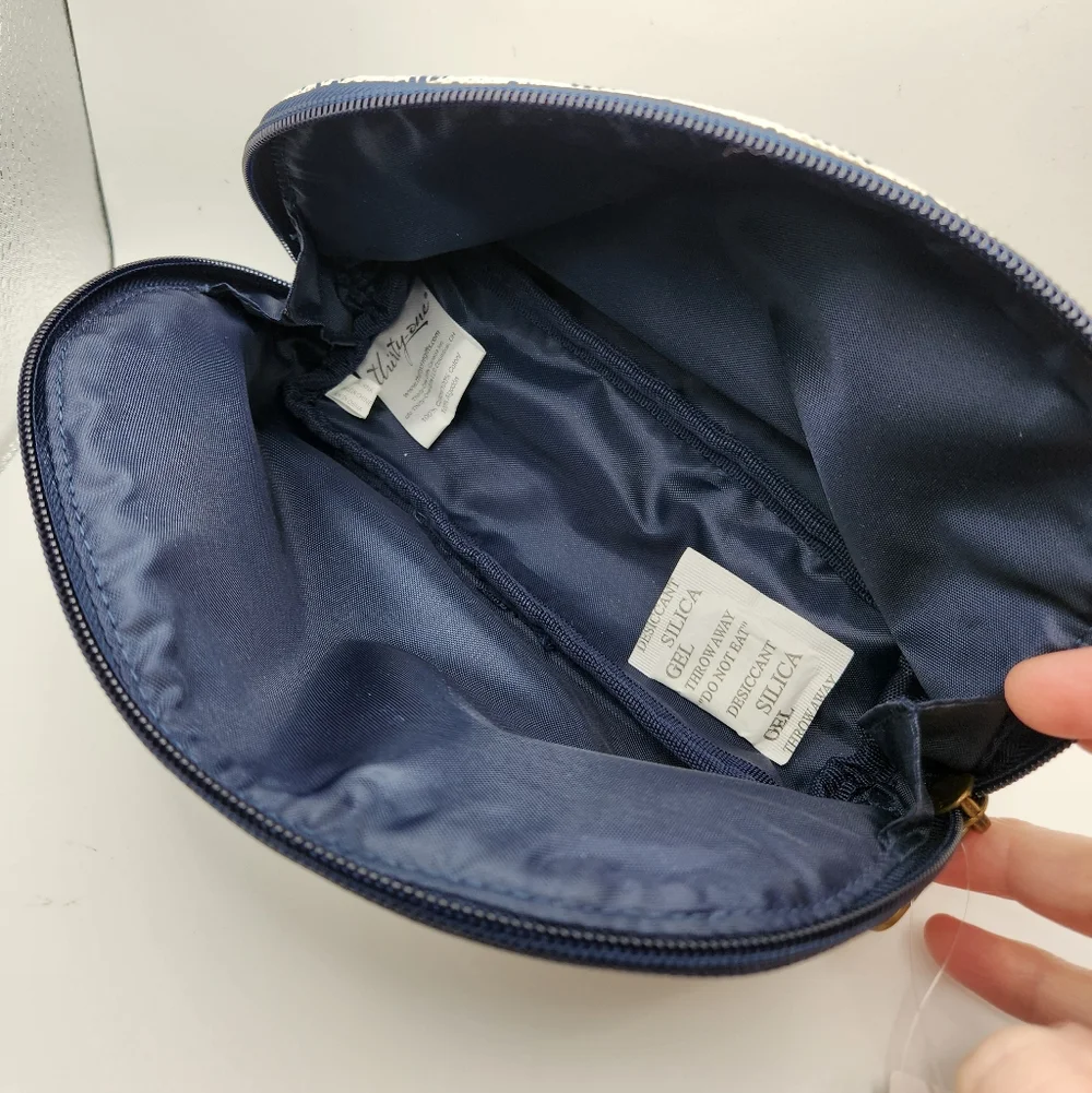 Thirty-One Half Moon Pouch Cosmetic Bag